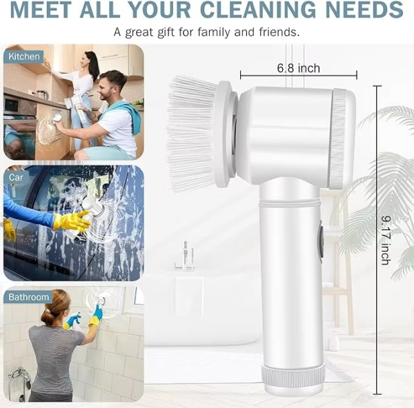Wireless Magic Cleaning Brush – Rechargeable