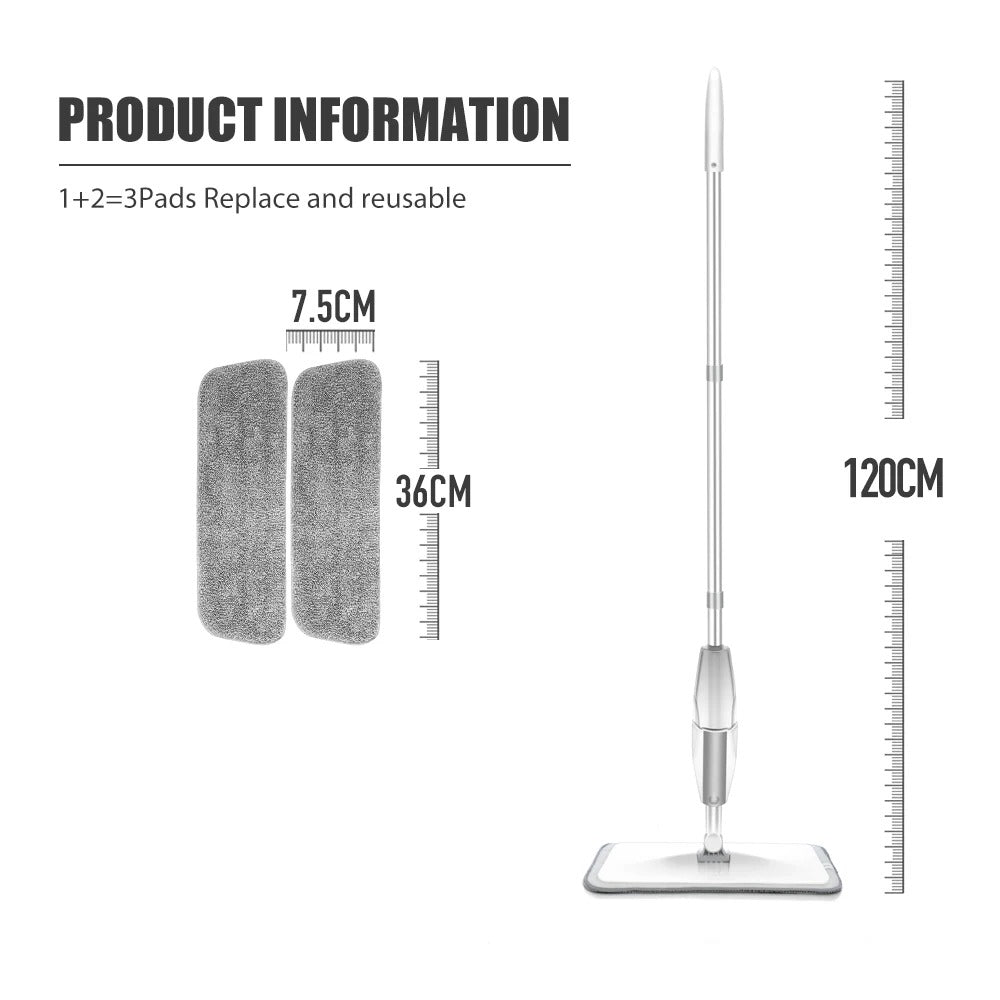 Spray Flat Mop for Quick Floor Cleaning